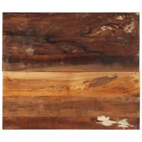 Tafelblad rechthoekig 15-16 mm 60x70 cm massief gerecycled hout - thumbnail