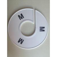 Maatring 11 cm wit/zwart M - thumbnail