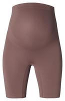 Noppies Niru Naadloze Sensil Zwangerschapsshort Hoog Lange Pijp Deep Taupe - thumbnail