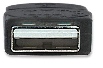 Manhattan USB-kabel USB 2.0 USB-A stekker, USB-B stekker 5.00 m Zwart 337779