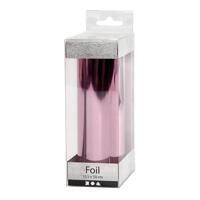 Creativ Company Deco folie, b: 15,5 cm, dikte 0,02 mm, roze, 50 cm/ 1 rol - thumbnail