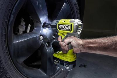 Slagmoersleutel - RYOBI - Borstelloos - 18V - 4 standen: 200 / 350 / 700 Nm - Losdraaien 900 Nm - 1/2 aandrijfvierkant Slagmoersleutel - RYOBI - Borstelloos - 18V - 4 standen: 200 / 350 / 700 Nm - Losdraaien 900 Nm - 1/2 aandrijfvierkant