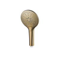 Fortifura Calvi Handdouche - ø12cm - rond - 3 standen - Geborsteld Messing PVD (Goud) SW799449 - thumbnail