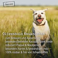 Hondenspeelgoed Olijfhout-kauwstick, bruin, Maat: XS - thumbnail