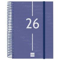 Agenda Finocam YEAR Blauw A5 15,5 x 21,2 cm 2026 - thumbnail