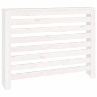 VidaXL Radiatorombouw 108,5x19x84 cm massief grenenhout wit - thumbnail