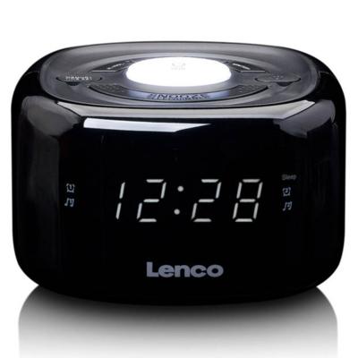 Lenco CR-12 Wekkerradio Zwart Lenco CR-12 Wekkerradio Zwart