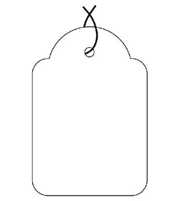 Apli draadetiketten ft 13 x 20 mm (b x h) (387), doos van 1.000 stuks