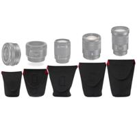 5 in 1 SLR camera lens pakket verdikking schokbestendige neopreen lens opbergzakje kleverige aftrek - thumbnail