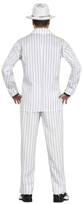 Gangster Krijtpak Heren Budget Wit