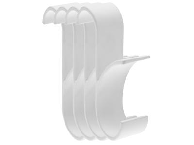 LIVARNO home 4 Radiator- of deurhaken (Radiatorhaken wit, set van 4)