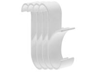 LIVARNO home 4 Radiator- of deurhaken (Radiatorhaken wit, set van 4) - thumbnail