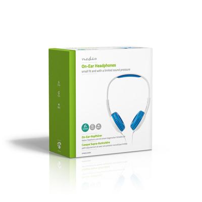 Nedis Bedrade On-ear Koptelefoon | 3,5 mm | 1.20 m | 82 dB | Blauw | 1 stuks - HPWD4200BU HPWD4200BU Nedis Bedrade On-ear Koptelefoon | 3,5 mm | 1.20 m | 82 dB | Blauw | 1 stuks - HPWD4200BU HPWD4200BU