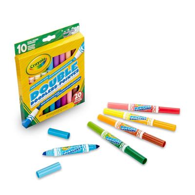 Crayola dubbelzijdige viltstiften, 10st.