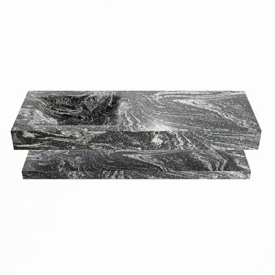 MONDIAZ ALAN-DLUX 130cm planchet Lava. Vrijhangende wastafel CLOUD links zonder kraangat, kleur Lava. MONDIAZ ALAN-DLUX 130cm planchet Lava. Vrijhangende wastafel CLOUD links zonder kraangat, kleur Lava.