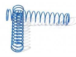 Spring 14x80x1.1 15 coils (blue/2 pcs)