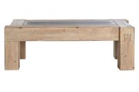 Hoofdtafel Home ESPRIT Spar Hout MDF 140 x 70 x 46 cm - thumbnail