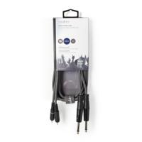 Nedis Stereo-Audiokabel | 2x 6,35 mm Male | 2x RCA Male | 1.5 m | | 1 stuks - COTH23320GY15 COTH23320GY15 - thumbnail