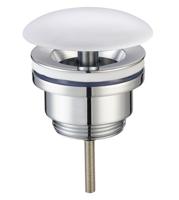 Wiesbaden Vaste Waste Niet Afsluitbaar 5/4 Keramisch Wit - thumbnail