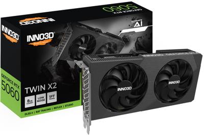 Inno 3D Nvidia GeForce RTX 5060 Videokaart GeForce RTX 5060 8 GB GDDR7-RAM PCIe x8 HDMI, DisplayPort Vulkan, NVIDIA G-Sync