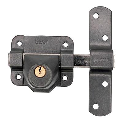 Veiligheidsslot Micel crr14 86l/50 mm Staal Grijs 50 mm Plaatsen over