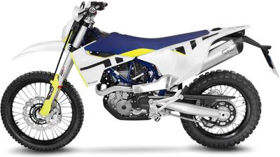 SBK LV ÉÉN EVO HUSQVARNA 701 SUPERMOTO/ENDURO/ENDURO LR INOX met katalysator