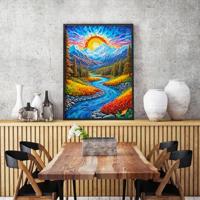 Sunrise Landscape Puzzel 1000 Stukjes - thumbnail