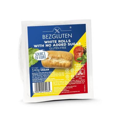 Bezgluten Mini baquettes zonder toegevoegde suiker gv vegan 140 Gram