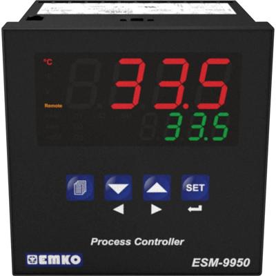 Emko ESM-9950.1.20.2.1/00.00/0.0.0.0 2-punt, P, PI, PD, PID Universele regelaar Pt100, L, J, K, R, S, T, B, E, N, C -200 tot 1700 °C Relais 5 A (l x b x h) 88 Emko ESM-9950.1.20.2.1/00.00/0.0.0.0 2-punt, P, PI, PD, PID Universele regelaar Pt100, L, J, K, R, S, T, B, E, N, C -200 tot 1700 °C Relais 5 A (l x b x h) 88
