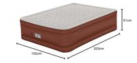 Bestway AlwayzAire Fortech 2-persoons luchtmatras 203×152×51 cm - Dubbele geïntegreerde pomp - thumbnail