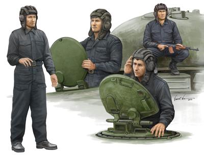 Trumpeter 1/35 Soviet Tank Crew 1970-1980 Trumpeter 1/35 Soviet Tank Crew 1970-1980