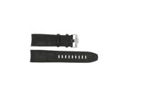 Horlogeband Jacques Lemans 1-1690A Leder Zwart 24mm - thumbnail