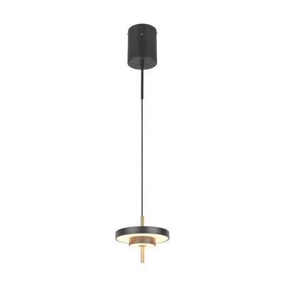 Trio Design hanglampKeaton zwart met goud Ø 20cm - 340210180