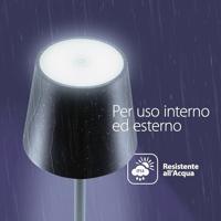 Tafellamp securit georgina led opl dimbaar zwart - thumbnail