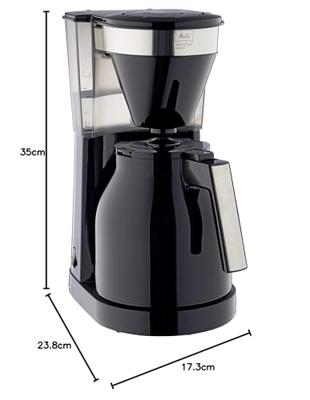 Melitta EASY II TOP THERM 1023-08 Koffiefilter apparaat Zwart - thumbnail