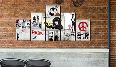 Schilderij - Street Crimes: Banksy Art