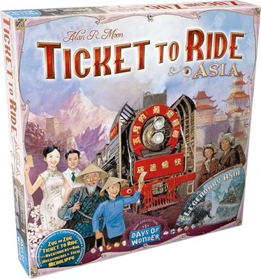 Asmodee Ticket to ride azië bordspel Asmodee Ticket to ride azië bordspel