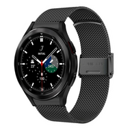 Samsung Galaxy Watch 4 Classic - 42mm & 46mm - Milanese bandje met klemsluiting - Zwart Samsung Galaxy Watch 4 Classic - 42mm & 46mm - Milanese bandje met klemsluiting - Zwart
