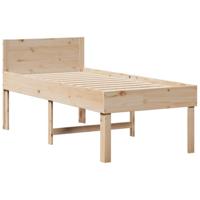 Bedframe zonder matras massief grenenhout 90x200 cm - thumbnail