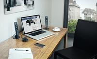 Wavemaster STAX BT 2.1 luidsprekersysteem (46 Watt) met Bluetooth-streaming actieve boxen gebruik voor TV/Tablet/Smartphone/PC zwart (66211) - thumbnail