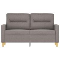 Tweezitsbank 120 cm stof taupe - thumbnail