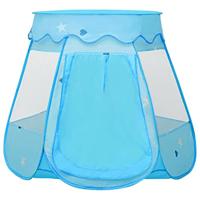 VidaXL Kinderspeeltent met 250 ballen 102x102x82 cm blauw - thumbnail