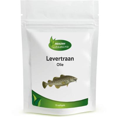 Levertraanolie | 75 softgels | vitaminesperpost.nl Levertraanolie | 75 softgels | vitaminesperpost.nl