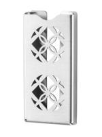 Mediqo-line MediQo-line SmartNose houder voor luchtverfrisser bloemendesign - RVS - thumbnail