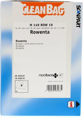 Scanpart microfleece+ stofzak rowenta silence force