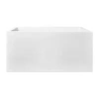 Elho Vivo Next plantenbak met wielen 80cm wit - thumbnail