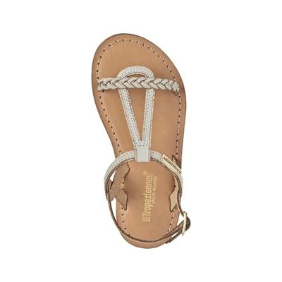 Leren kindersandalen Bappy LES TROPEZIENNES® PAR M. BELARBI beige Leren kindersandalen Bappy LES TROPEZIENNES® PAR M. BELARBI beige