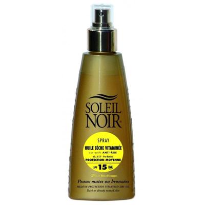Soleil Noir Spray Huile Sèche Vitaminée SPF15 150ml