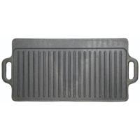KitchenCraft - Gietijzeren Grillplaat Dubbelzijdig - 45cm x 23cm - Kit - thumbnail