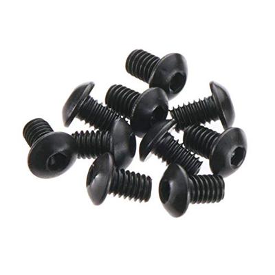 M2.6x4mm Hex Socket Button Head (Black) (10pcs) (AX31194)